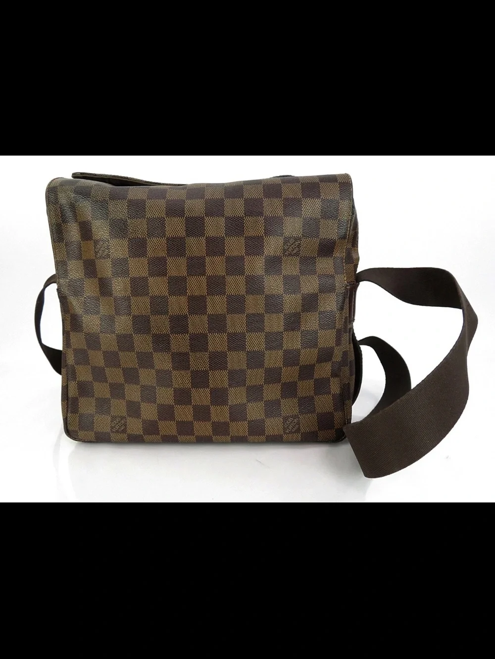 Louis Vuitton Brown Checkered Messenger Bag